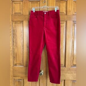 ♥️ GAP Curvy True Skinny Super High Rise Velvet 30R
